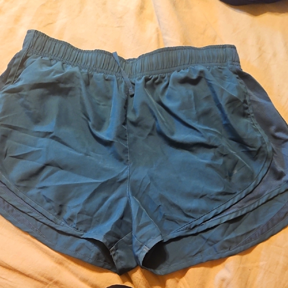 Nike Women's DARK Teal Athletic Shorts
